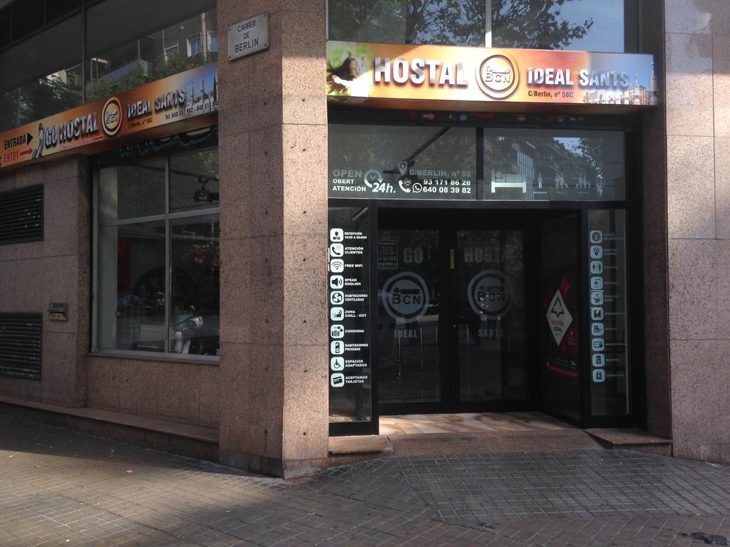 Hostal Ideal Sants Barcelona Zewnętrze zdjęcie